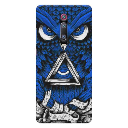 Redmi K20 Mobile Cover Blue Owl