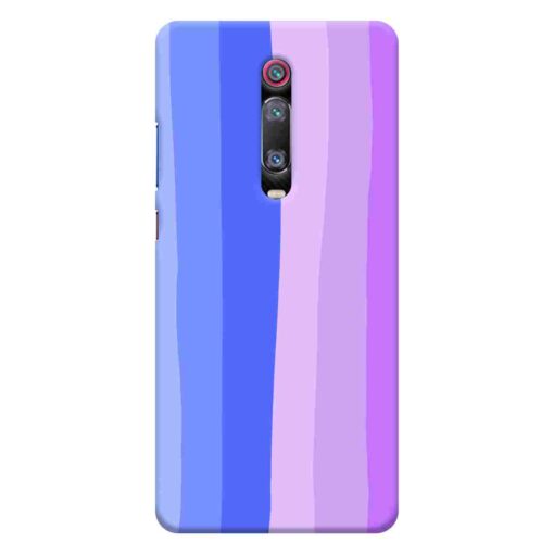 Redmi K20 Mobile Cover Blue Shade Rainbow Hardcase