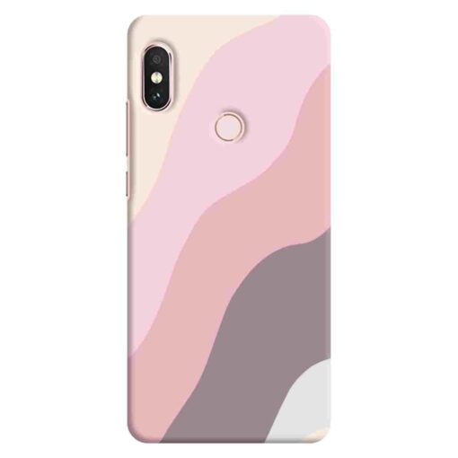 Redmi Note 5 Pro Mobile Cover Colorful Curvy Line