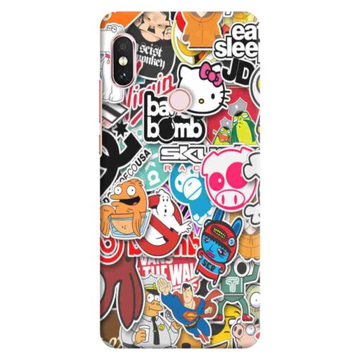 Redmi Note 5 Pro Mobile Cover Doodle