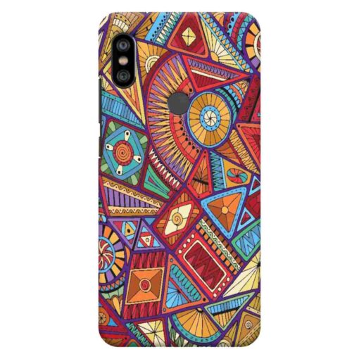 Mandala Painting Redmi 6 Pro Mobile Cover
