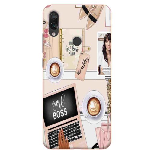 Redmi Note 7 Mobile Cover Boss Girl Mobile Cover