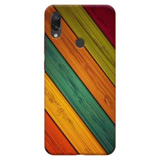 Redmi Note 7 Mobile Cover Wooden Print