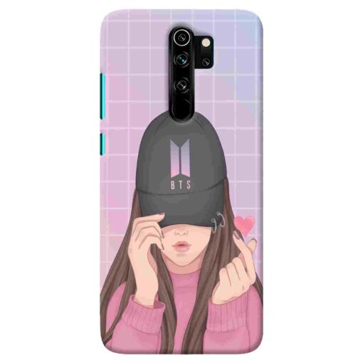 Redmi Note 8 Pro Mobile Cover BTS Girl