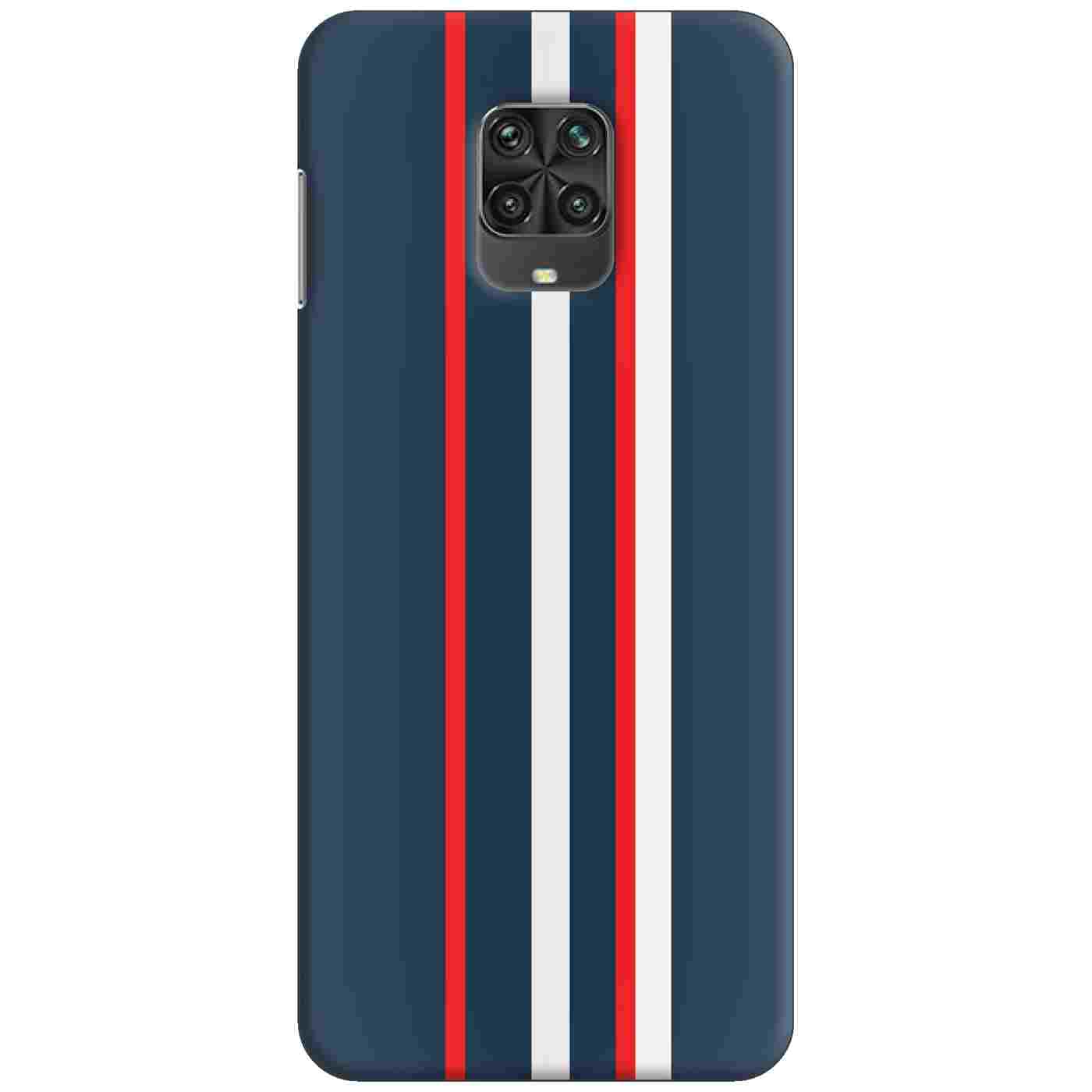 Blue Stripe Redmi Note 9 Pro Mobile Cover - Tagtrendy