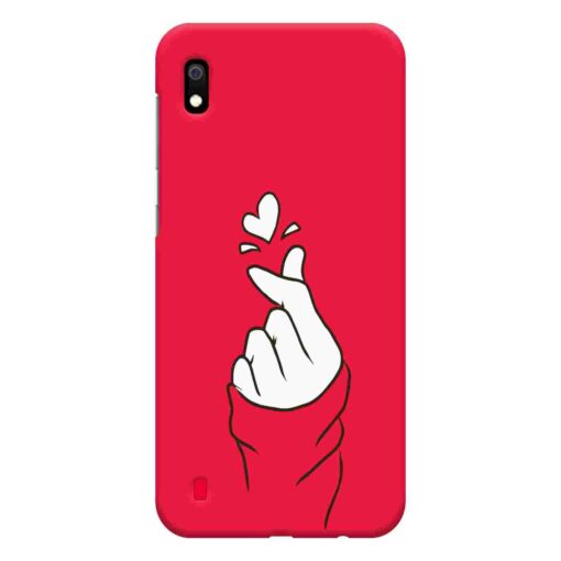 Samsung A10 Mobile Cover BTS Red Hand