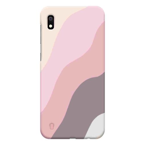 Samsung A10 Mobile Cover Colorful Curvy Line