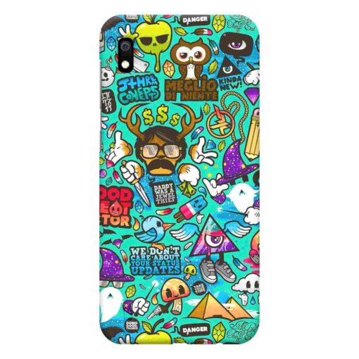 Samsung A10 Mobile Cover Ghost Doodle