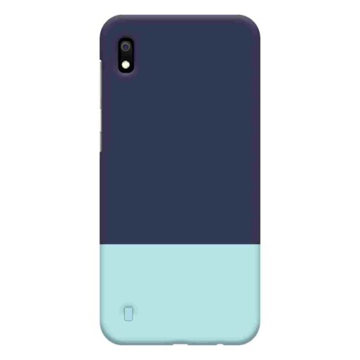Samsung A10 Mobile Cover Light Blue and Prussian Formal