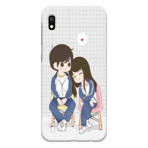 Samsung A10 Mobile Cover Romantic Friends Back Cover