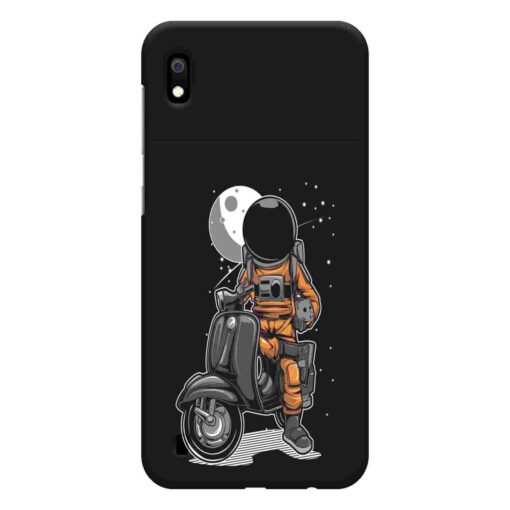 Samsung A10 Mobile Cover Scooter In Space
