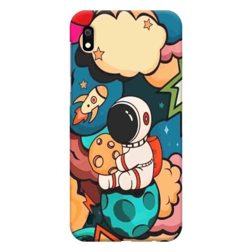 Samsung A10 Mobile Cover Space Character