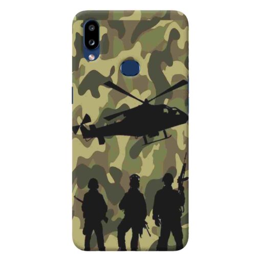 Samsung A10s Mobile Cover Army Design Mobile Cover