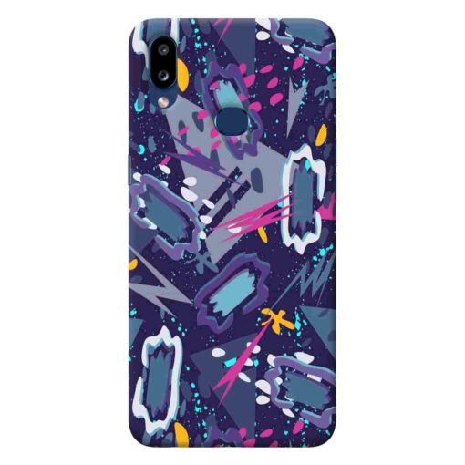 Samsung A10s Mobile Cover Blue Abstract