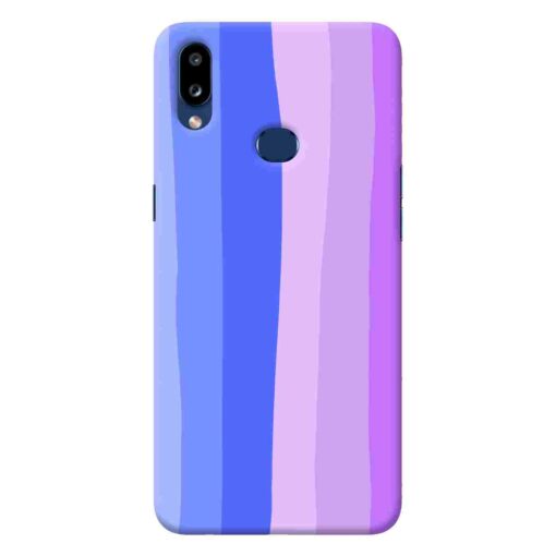 Samsung A10s Mobile Cover Blue Shade Rainbow Hardcase