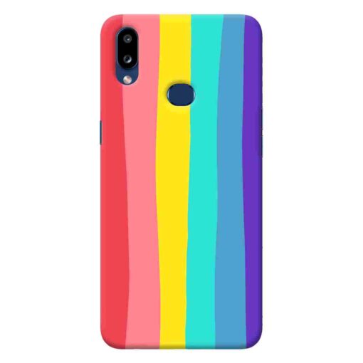 Samsung A10s Mobile Cover Bright Rainbow