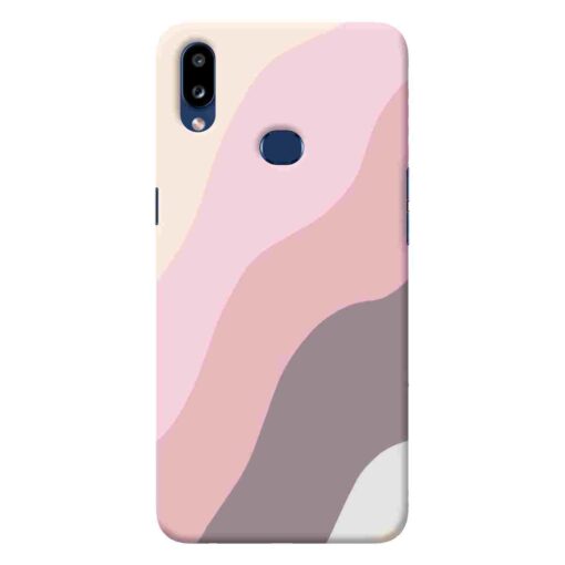 Samsung A10s Mobile Cover Colorful Curvy Line