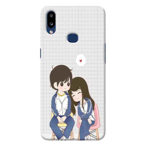 Samsung A10s Mobile Cover Cute Couple