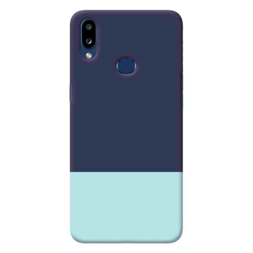 Samsung A10s Mobile Cover Light Blue and Prussian Formal