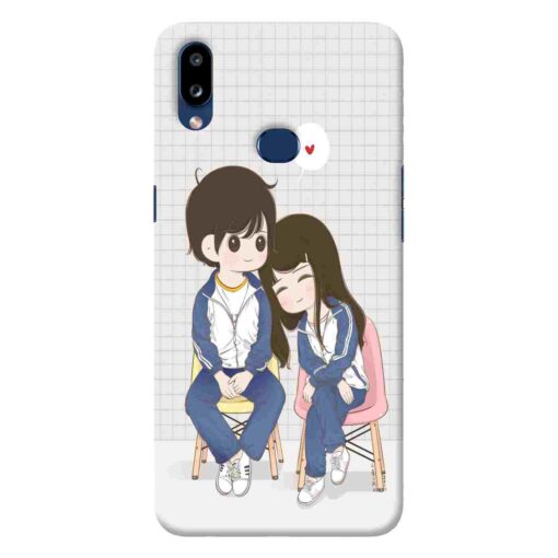 Samsung A10s Mobile Cover Romantic Friends Back Cover