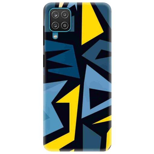 Samsung A12 Mobile Cover Abstract Pattern YBB
