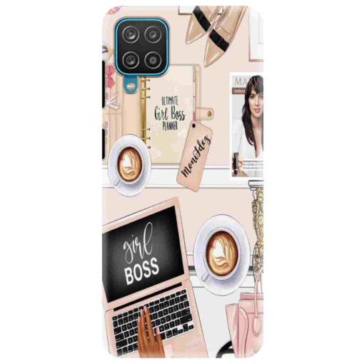 Samsung A12 Mobile Cover Boss Girl Mobile Cover