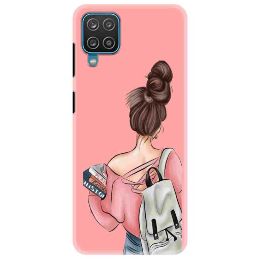 Samsung A12 Mobile Cover College Girl