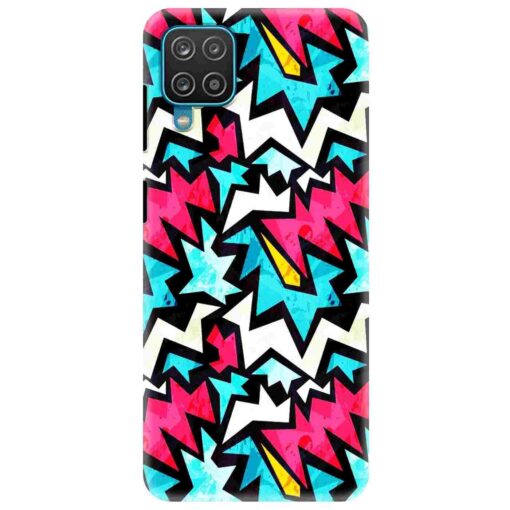 Samsung A12 Mobile Cover Colorful Abstract