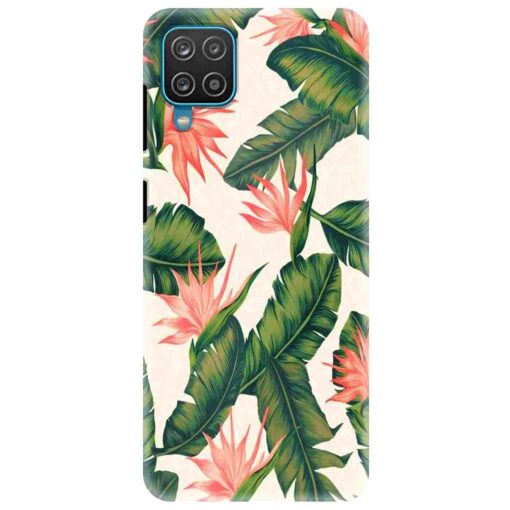 Samsung A12 Mobile Cover Floral Designer
