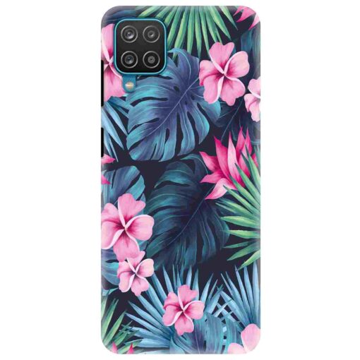Samsung A12 Mobile Cover Leafy Floral
