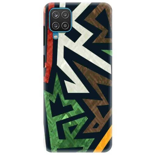 Samsung A12 Mobile Cover Multicolor Abstracts