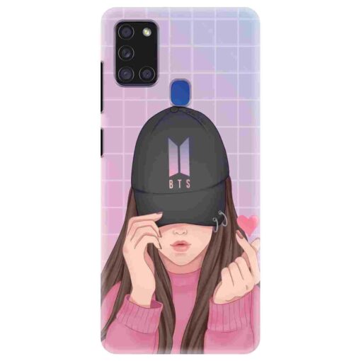Samsung A21s Mobile Cover BTS Girl