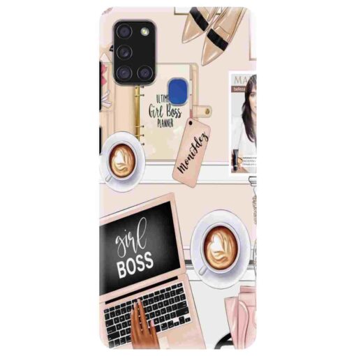 Samsung A21s Mobile Cover Boss Girl Mobile Cover