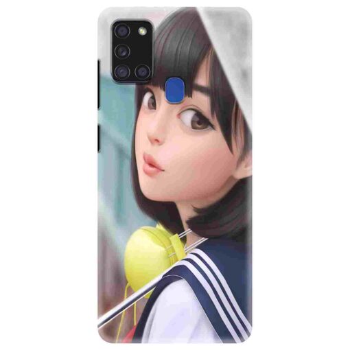 Samsung A21s Mobile Cover Doll Girl