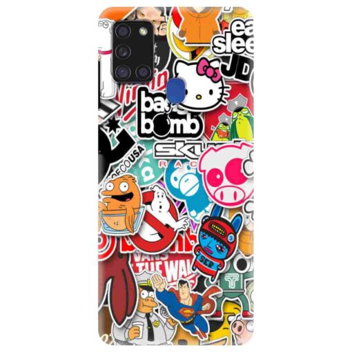 Samsung A21s Mobile Cover Doodle