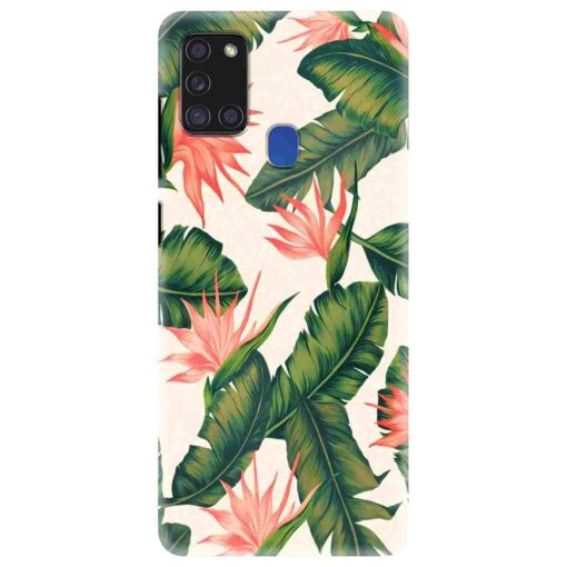 Samsung A21s Mobile Cover Floral Designer