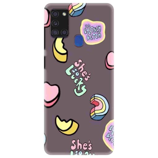 Samsung A21s Mobile Cover Foodie Doodle