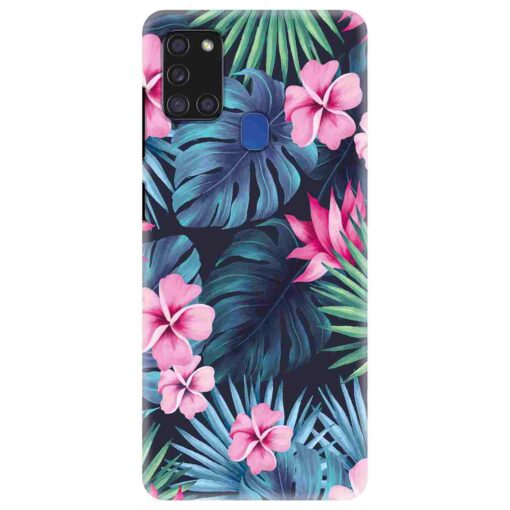 Samsung A21s Mobile Cover Leafy Floral