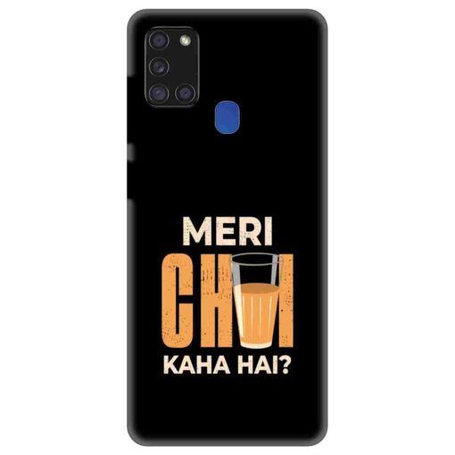 Samsung A21s Mobile Cover Meri Chai Kaha Hai