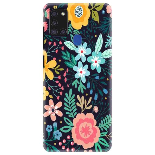 Samsung A21s Mobile Cover Multicolor Design Floral FLOA