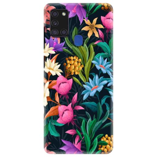 Samsung A21s Mobile Cover Multicolor Floral
