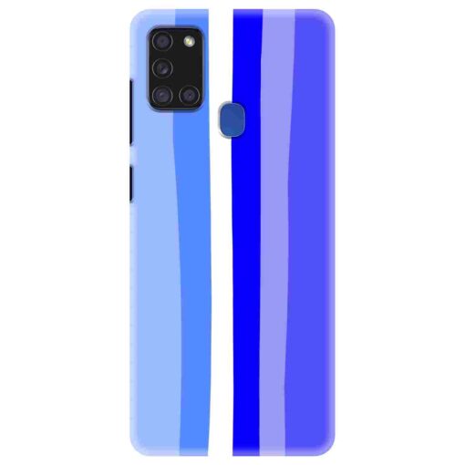 Samsung A21s Mobile Cover Ocean Blue Rainbow