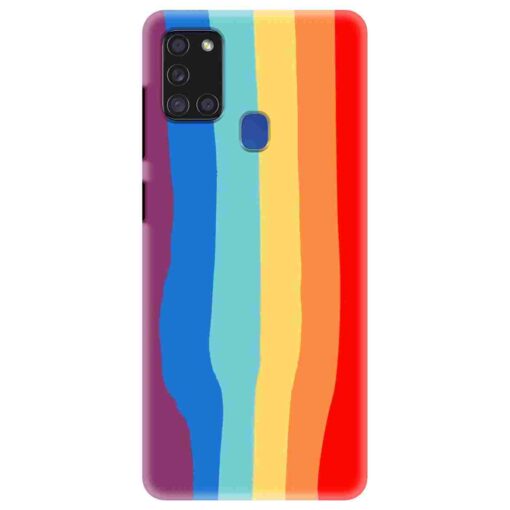 Samsung A21s Mobile Cover Rainbow