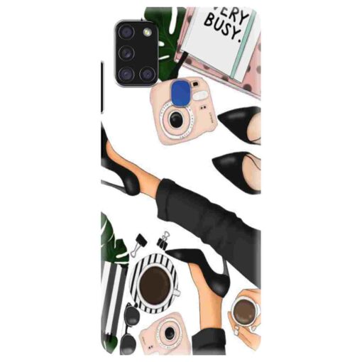 Samsung A21s Mobile Cover Trendy Girl
