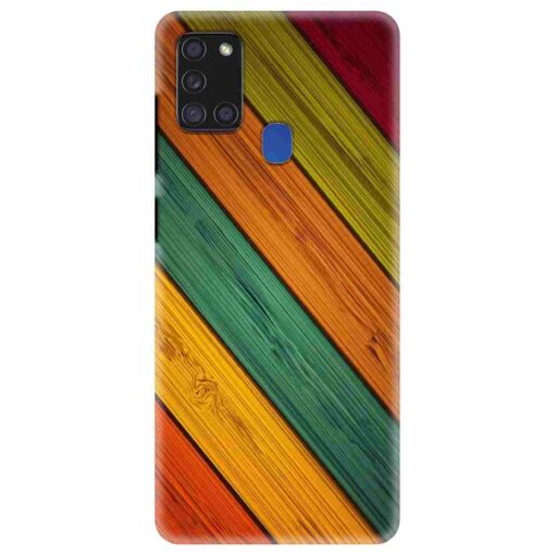 Samsung A21s Mobile Cover Wooden Print