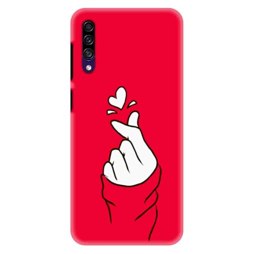 Samsung A30s Mobile Cover BTS Red Hand