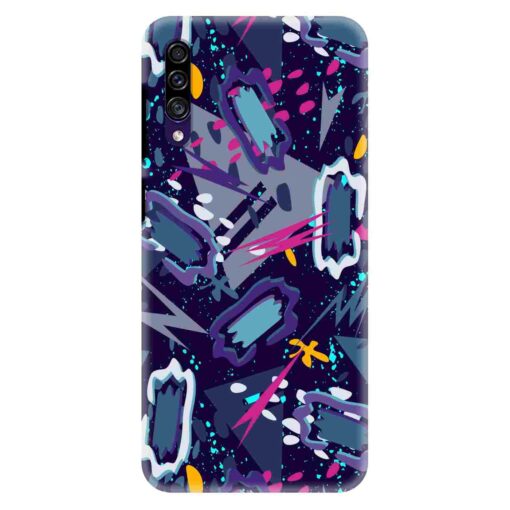 Samsung A30s Mobile Cover Blue Abstract