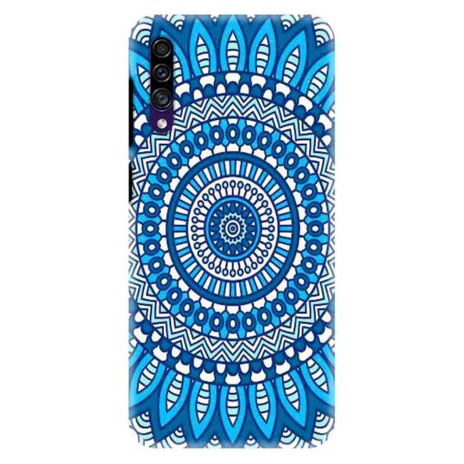 Samsung A30s Mobile Cover Blue Mandala Art
