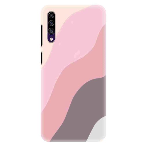 Samsung A30s Mobile Cover Colorful Curvy Line