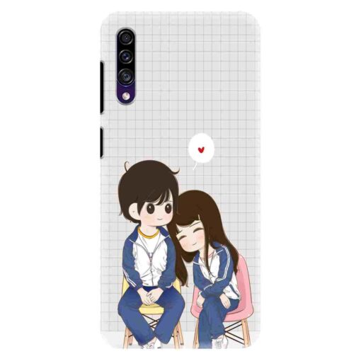 Samsung A30s Mobile Cover Cute Couple